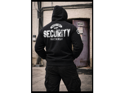 66679 2 security black hoodie back