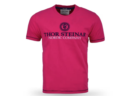 Pánské triko Thor Steinar Support 2.0 granat (Velikost M)