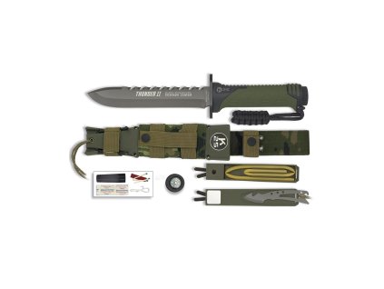 Nůž K25 na přežití THUNDER II CAMO/OLIV  + Doprava zdarma na další nákup