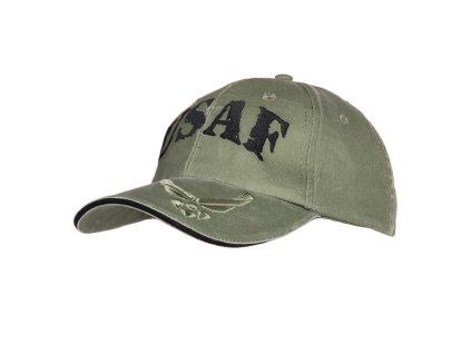 Čepice baseball USAF ZELENÁ