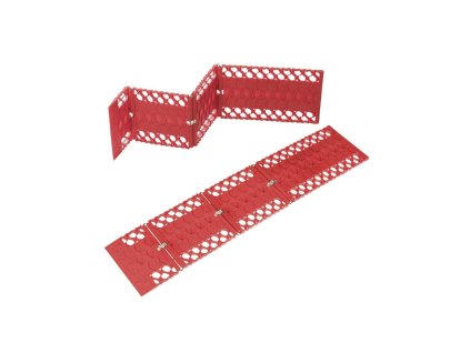 Podložka/pás vyprošťovací pod kola auta 77 cm ČERVENÁ