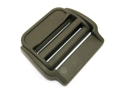 Spona/přezka na batoh plastová průvlečná 50 mm ZELENÁ