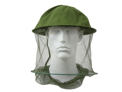 Klobouk s moskytiérou a okružím SVĚTLEZELENÝ