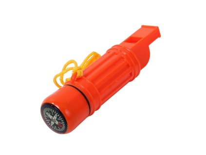 Píšťalka DELUXE SURVIVOR 5v1 ORANŽOVÁ