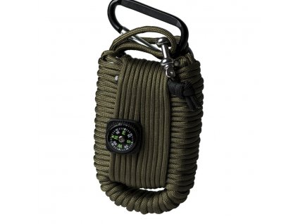 Sada pro přežití SURVIVAL PARACORD ZELENÁ