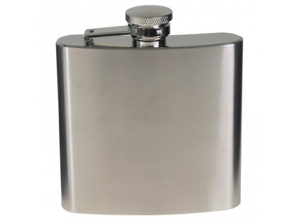 Placatka 170ml (6 OZ) chrom mat STŘÍBRNÁ