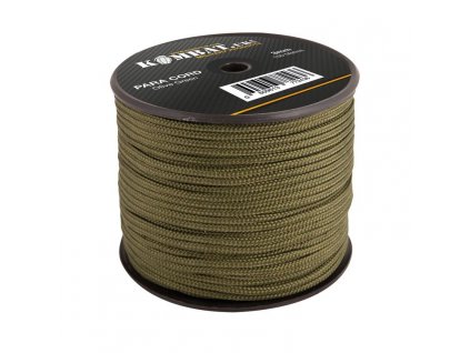 Šňůra PARA CORD ø 3 mm / 100 m ZELENÁ