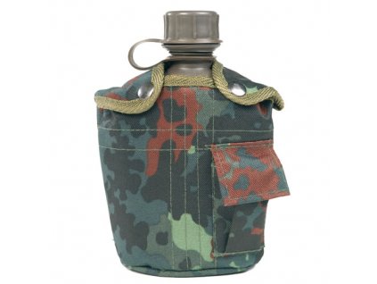 Láhev polní US IMPORT 1l s obalem FLECKTARN