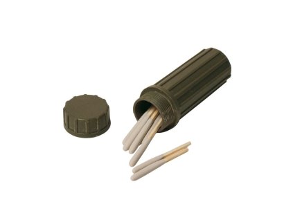 Krabička US na zápalky s křesadlem ZELENÁ