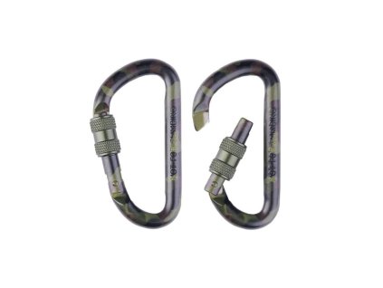 Karabina TAKTICKÁ šroubovací 80 mm WOODLAND pár