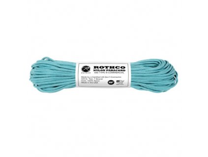 Šňůra PARACORD nylon 550LB ø 4 mm / 30 m TYRKYSOVÁ