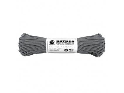 Šňůra PARACORD nylon 550LB ø 4 mm / 30 m ŠEDÁ