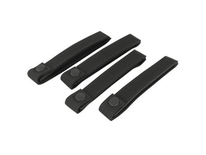 Poutka pro upevnění výstroje MODULAR 15cm/4ks ČERNÉ