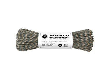 Šňůra PARACORD nylon 550LB ø 4 mm / 30 m CAMO