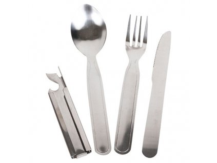 Příbor DELUXE 3 díly NEREZ + otvírák