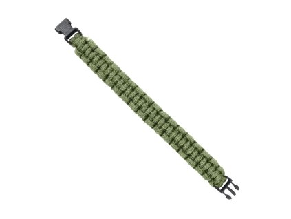 Náramek SURVIVAL PARACORD OLIV (velikost 7)