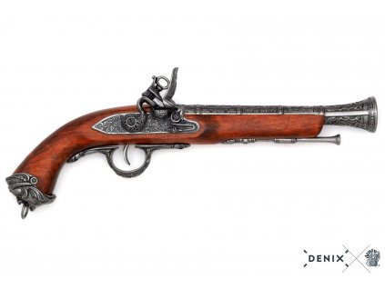 denix Flintlock pirate pistol Italy 18th C (15)