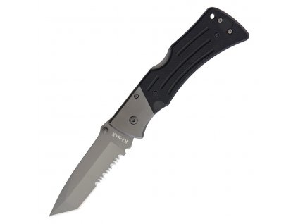 Nůž zavírací G10 MULE TANTO ČERNÝ ozubené ostří + Voucher na další nákup