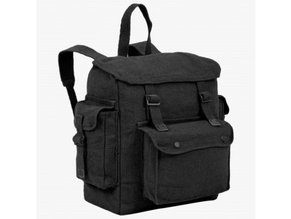 Batoh LARGE WEB s kapsami ČERNÝ