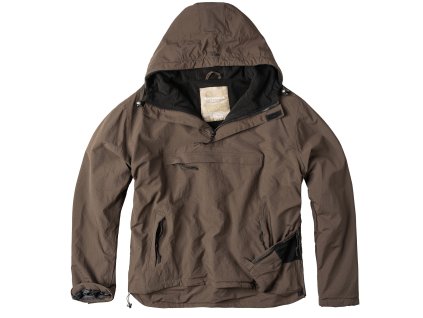 Bunda WINDBREAKER HNĚDÁ (velikost S)