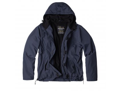 Bunda WINDBREAKER ZIPPER MODRÁ NAVY (velikost L)