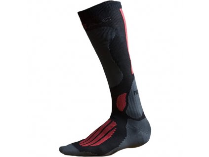 Ponožky BATAC Mission - podkolenka ČERNO/ČERVENÉ