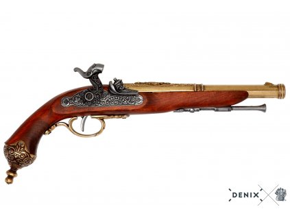 denix Percussion pistol Brescia Italia 1825 (8)