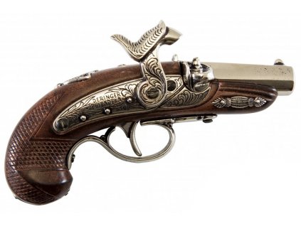 denix Percussion Philadelphia Deringer pistol USA 1862 (5)