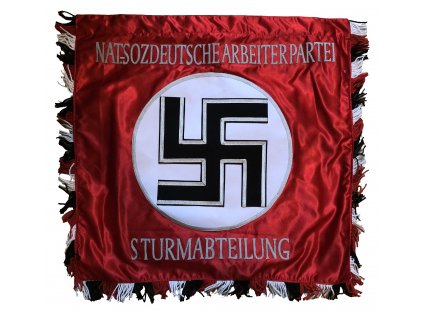 Vlajka Nat-soz Deutsche Sturmabteilung - ruční výroba
