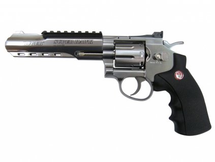 Airsoft Revolver Ruger SuperHawk 6" nikl AGCO2