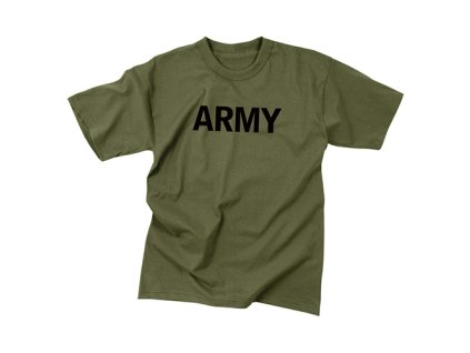Triko ARMY ZELENÉ (velikost L)