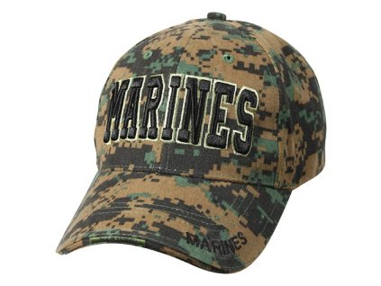 Čepice DELUXE MARINES baseball WOODLAND DIGITAL