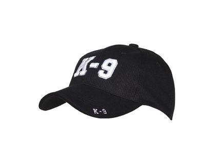 Čepice baseball K-9 ČERNÁ
