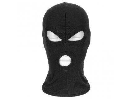 Kukla bavlněná 3 otvory ČERNÁ