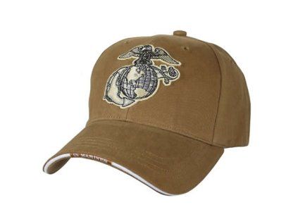 Čepice baseball USMC GLOBE & ANCHOR COYOTE