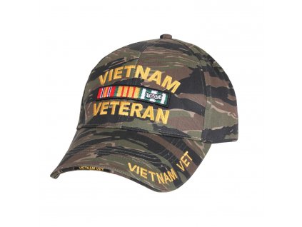 Čepice DELUXE VIETNAM VETERAN baseball TIGER STRIPE