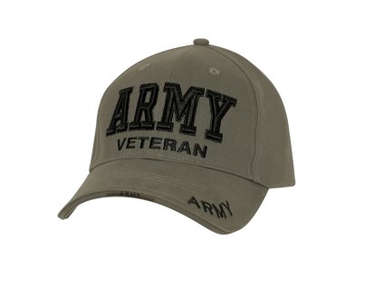 Čepice DELUXE ARMY VETERAN baseball ZELENÁ