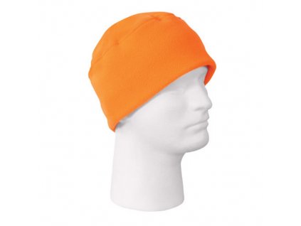 Čepice FLEECE výstražná ORANŽOVÁ