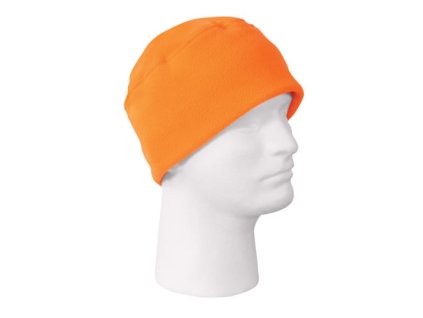 Čepice FLEECE výstražná ORANŽOVÁ