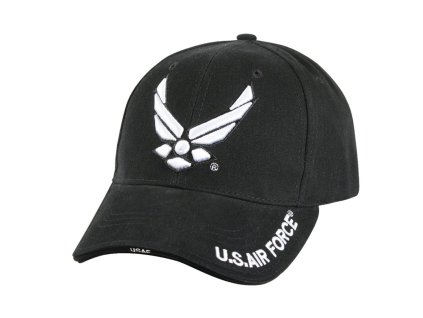Čepice DELUXE NEW WING AIR FORCE baseball ČERNÁ