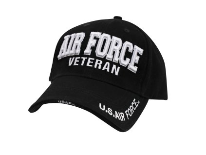 Čepice DELUXE AIR FORCE VETERAN baseball ČERNÁ