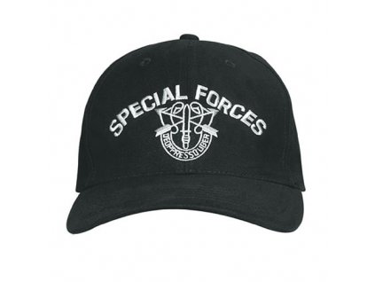 Čepice SPECIAL FORCES baseball ČERNÁ