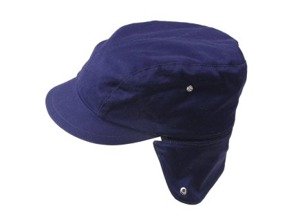 Čepice BW s překryvem na uši MODRÁ použitá