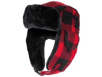 Beranice kostkovaná ČERVENO/ČERNÁ (velikost XL)