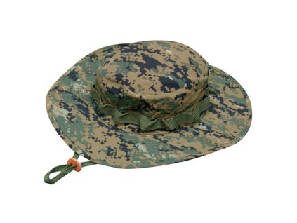 Klobouk BOONIE široký okraj rip-stop DIGITAL WOODLAND (velikost L)