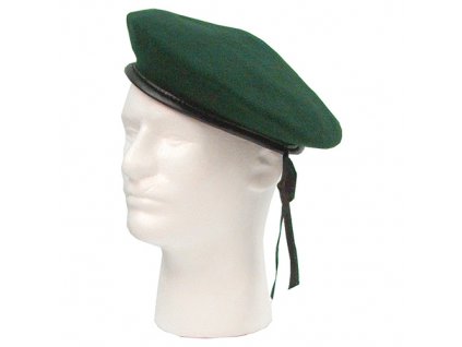 Baret MONTY vlněný ZELENÝ