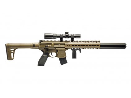 Vzduchovka Sig Sauer MCX FDE 4,5mm s puškohledem