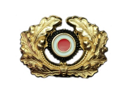 eichenlaubkranz mit korkade for schirmmuetze hat gold