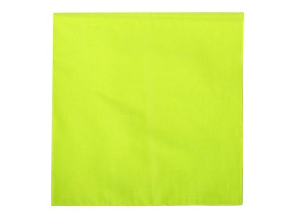 Šátek 55 x 55 cm pevný REFLEXNÍ ZELENÁ