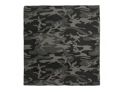 Šátek 68 x 68 cm JUMBO BLACK CAMO